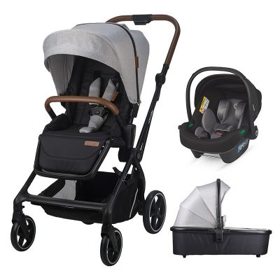 Sistem modular 3in1 coccolle saliara greystone + scoica coccolle knox anthracite smb322065262324080364