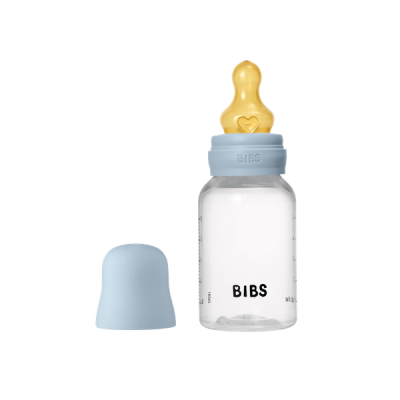 Bibs - set complet biberon anticolici, 150 ml, latex, baby blue bbb5016231