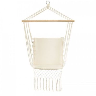Leagan suspendat pentru interior/exterior, cu spatar, cuib de barza, 120 kg, gw-923, alb edeedigw-923white