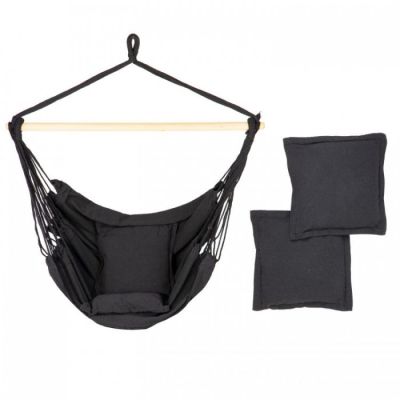 Scaun brazilian, tip hamac, cu 2 perne modernhome gw-917 - negru edeedigw-917black