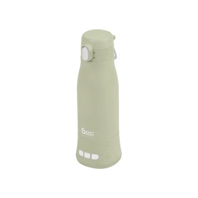 Babymoov - moov & feed incalzitor de biberoane portabil si reincarcabil, sage green bbba002104