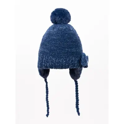 Căciulă de iarnă pentru copii yo club, bleumarin, legată czz-0378g