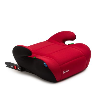 Inaltator auto Juju Jazzy Booster i-Size ISOFIX, Negru-Rosu JUJJU1200-ECISX-05