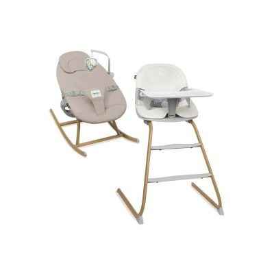 Set balansoar si scaun de masa, Lionelo, Dalia, Scaun cu 2 suporturi pentru picioare, Cu tavita, Balansoar 4 in 1 cu inaltime reglabia si bara cu jucarii, Conform cu EN14988, EN1888-1 EN1888-2, EN1466, Gri BYNLO-DALIA_SET_GREY_STONE_NATURAL