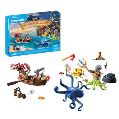 Playmobil - Calendar Craciun pirati si caracatita ARTPM71636