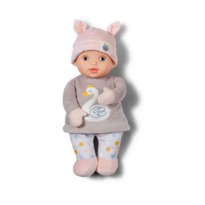 Zapf - Baby Annabell Bebelus cu caciulita mov 30 cm ARTZF710715