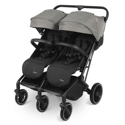 Babygo - carucior pliabil pentru gemeni gotwice, grey bbbbgo-7902