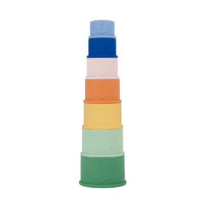 Badabulle - set 7 jucarii stivuibile pentru baie bbbb017026