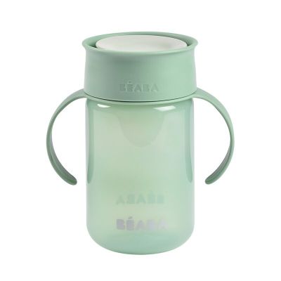 Cana de invatare Beaba 340 ml Sage Green ERFB913582