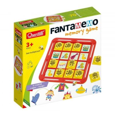 Joc de memorie Quercetti FantaMemo Bee Multipicture ERFQ01052
