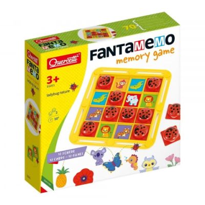 Joc de memorie Quercetti FantaMemo Ladybug Nature ERFQ01051