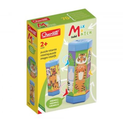 Puzzle Quercetti Tubo Mix  Match Animale ERFQ02582