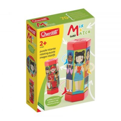 Puzzle Quercetti Tubo Mix  Match Meserii ERFQ02583