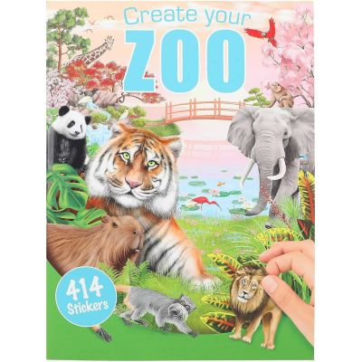 Album de Autocolante - Creeaza-ti propriul Zoo cu Motive Cool Depesche PT12753 BBJPT12753_Initiala