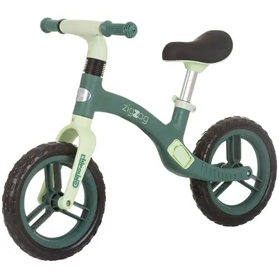 Bicicleta fara pedale chipolino zig zag green hubdikzz02403gr