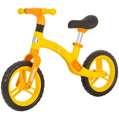 Bicicleta fara pedale chipolino zig zag orange yellow hubdikzz02404oy
