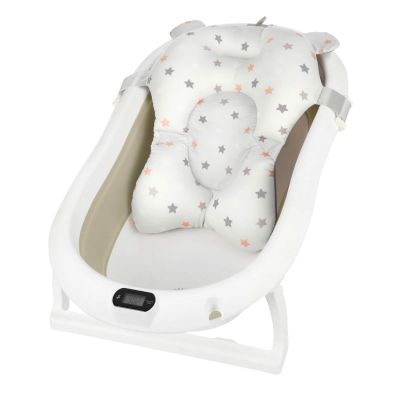 Cadita pliabila cu termometru si suport anatomic Genua Premium beige LVTK5904905022769