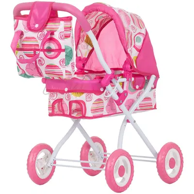 Carucior pentru papusi chipolino emily multicolor hubkzkel02401mc