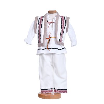 Costum national pentru botez baietel, 4 piese, Denikos®TD218 NIK6271