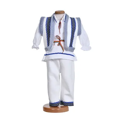 Costum popular pentru botez baietel, 4 piese, Denikos&reg;TD219 NIK6272