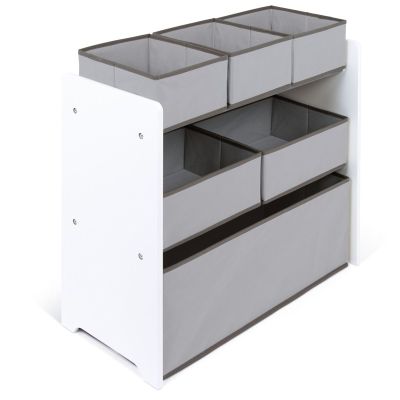 Organizator jucarii cu cadru din lemn Plain BBXWD14005