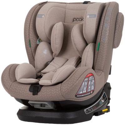 Scaun auto chipolino peak i-size 40-150 cm macadamia cu sistem isofix hubstkpk02403ma