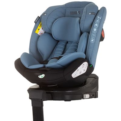 Scaun auto chipolino tourino i-size 40-150 cm blue cu sistem isofix hubstktrn02407bl