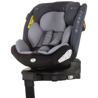 Scaun auto chipolino tourino i-size 40-150 cm grey mix cu sistem isofix hubstktrn02403gy