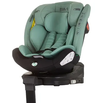 Scaun auto chipolino tourino i-size 40-150 cm pastel green cu sistem isofix hubstktrn02406pg