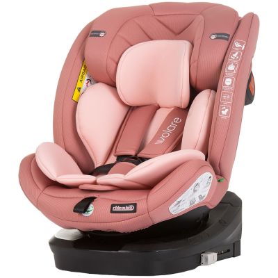 Scaun auto chipolino volare i-size 40-150 cm flamingo cu sistem isofix hubstkvlr02405fl