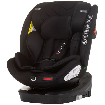 Scaun auto chipolino volare i-size 40-150 cm obsidian cu sistem isofix hubstkvlr02401ob