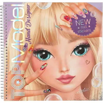 Carte de colorat TOPModel Create Your Hand Design Depesche PT13029 BBJPT13029_Initiala