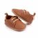 Pantofiori eleganti maro cu sireturi (Marime Disponibila: 3-6 luni (Marimea 18 incaltaminte)) MDd2548-2-p13