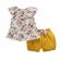 Costumas cu pantaloni galben mustar bufanti (Marime Disponibila: 12-18 luni (Marimea 21 incaltaminte)) MBHA09008-11