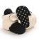 Cizmulite plusate crem cu negru pentru bebelusi (Marime Disponibila: 3-6 luni (Marimea 18 incaltaminte)) MDB255-6-ca