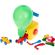 Jucare interactiva Lansator de masini cu balon, Monster Ikonka IK17745 BBJIK17745_Galben