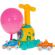 Jucare interactiva Lansator de masini cu balon, Racheta Ikonka IK17746 BBJIK17746_Galben