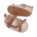Pantofiori aurii cu fundita maro (Marime Disponibila: 6-9 luni (Marimea 19 incaltaminte)) ADd2665-2-p4