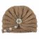 Caciulita crosetata tip turban cu perlute si strasuri (Marime Disponibila: 3-6 luni (Marimea 18 incaltaminte), Culoare: Vernil) MDx-19064