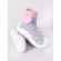 Mocasini pentru fetite cu talpa antiderapanta - Dots with Heart (Marime Disponibila: Marimea 23) OB-148