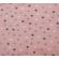 Caciula copii Pink Stars 6-18 luni, cu bordura, in strat dublu, din bumbac KDECDB618PIST