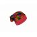 Caciula copii Red Abstract 6-18 luni, cu bordura, in strat dublu, din bumbac KDECDB618ADB