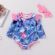 Compleu pentru fetite albastru cu roz in degrade (Marime Disponibila: 12-18 luni (Marimea 21 incaltaminte)) ADFSB12-H11