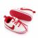 Adidasi albi cu rosu pentru baietei (Marime Disponibila: 3-6 luni (Marimea 18 incaltaminte)) ADd2660-2-sa21