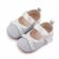 Pantofiori argintii cu fundita (Marime Disponibila: 6-9 luni (Marimea 19 incaltaminte)) LId2665-1-sa31