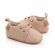 Pantofiori eleganti crem cu sireturi (Marime Disponibila: 9-12 luni (Marimea 20 incaltaminte)) ADd2548-3-sa26