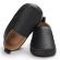 Pantofiori negri tip mocasini (Marime Disponibila: 3-6 luni (Marimea 18 incaltaminte)) ADB232-2-sa29