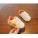 Adidasi albi cu insertie portocalie - Ratuste (Marime Disponibila: Marimea 21) ADQ-1-1-sa40