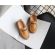Pantofi eleganti maro tip mocasini pentru baietei (Marime Disponibila: Marimea 27) LIv358-2-sa48