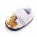 Pantofiori albi pentru baietei - Dino (Marime Disponibila: 3-6 luni (Marimea 18 incaltaminte)) LId2659-4-sa26